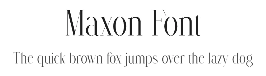 Maxon Font by vpcreativeshop — Serif Font