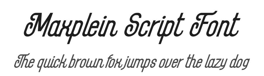 Maxplein Script Font by timelesstype.co — Display Font