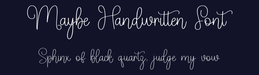 Maybe Handwritten Font by inermediaSTUDIO — Script Handwritten Font — thumbnail 2