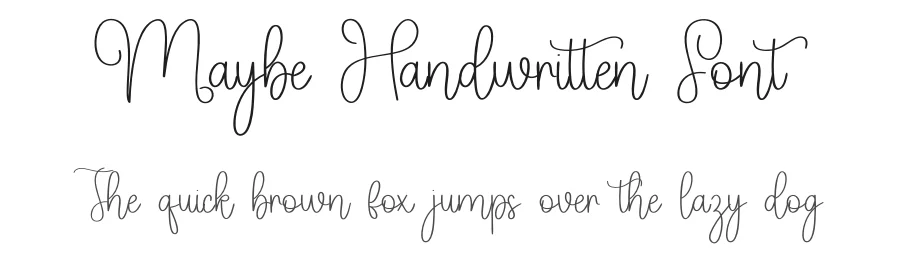 Maybe Handwritten Font by inermediaSTUDIO — Script Handwritten Font