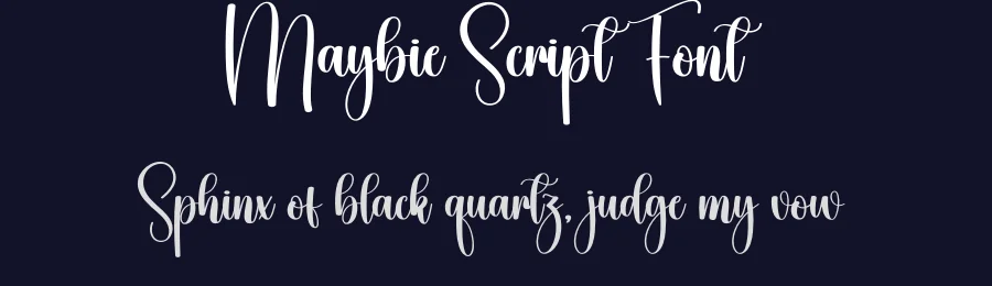 Maybie Script Font by creativeletter — Script Handwritten Font — thumbnail 2