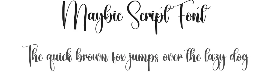 Maybie Script Font by creativeletter — Script Handwritten Font
