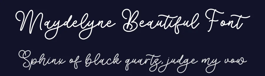 Maydelyne Beautiful Font by letterfabric — Script Handwritten Font — thumbnail 2