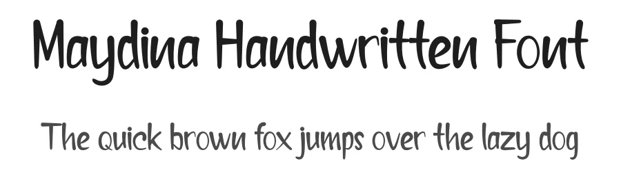 Maydina Handwritten Font by planetz studio — Script Handwritten Font