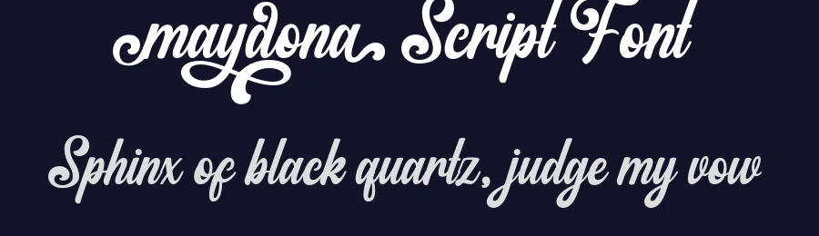Maydona Script Font by Lettersweet — Script Handwritten Font — thumbnail 2