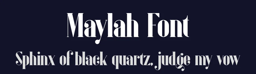 Maylah Font by vpcreativeshop — Display Font — thumbnail 2