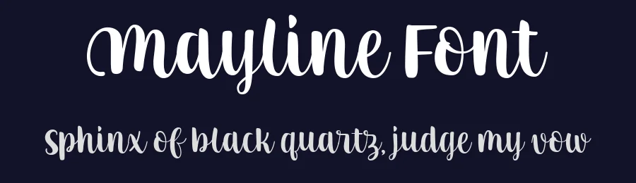 Mayline Font by metafontsy — Script Handwritten Font — thumbnail 2