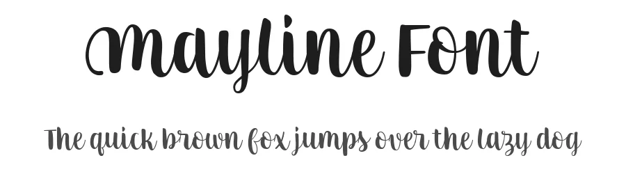 Mayline Font by metafontsy — Script Handwritten Font