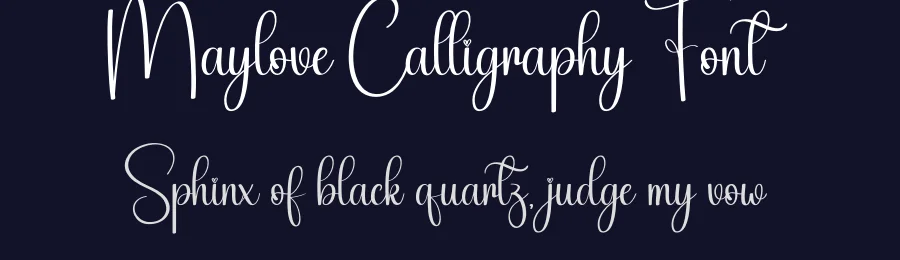 Maylove Calligraphy Font by creativeletter — Script Handwritten Font — thumbnail 2