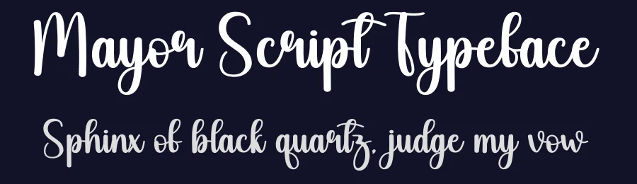 Mayor Script Typeface by andikastudio — Script Handwritten Font — thumbnail 2