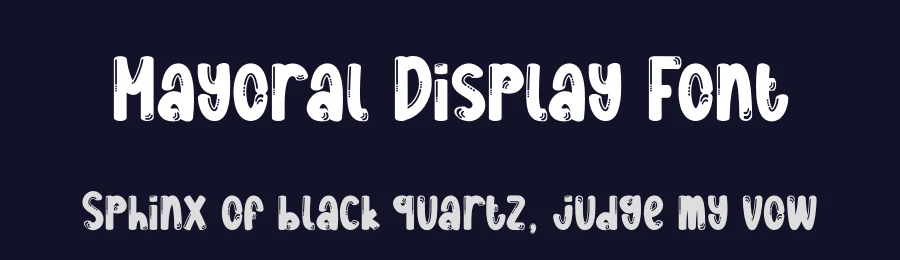 Mayoral Display Font by creativeletter — Script Handwritten Font — thumbnail 2