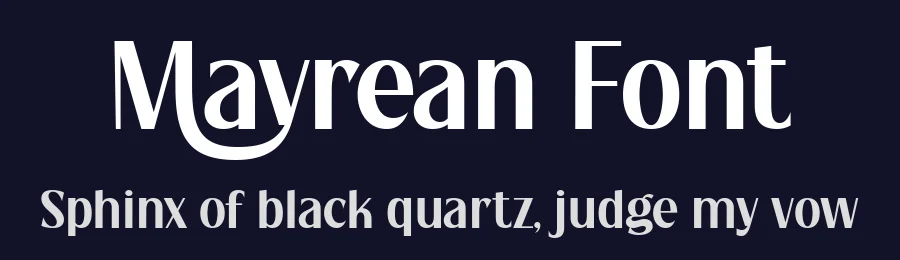 Mayrean Font by Variatype — Display Font — thumbnail 2