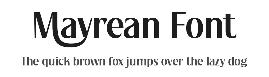 Mayrean Font by Variatype — Display Font