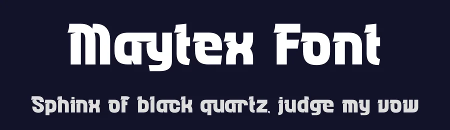 Maytex Font by timelesstype.co — Display Font — thumbnail 2