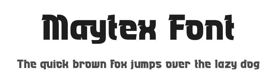 Maytex Font by timelesstype.co — Display Font