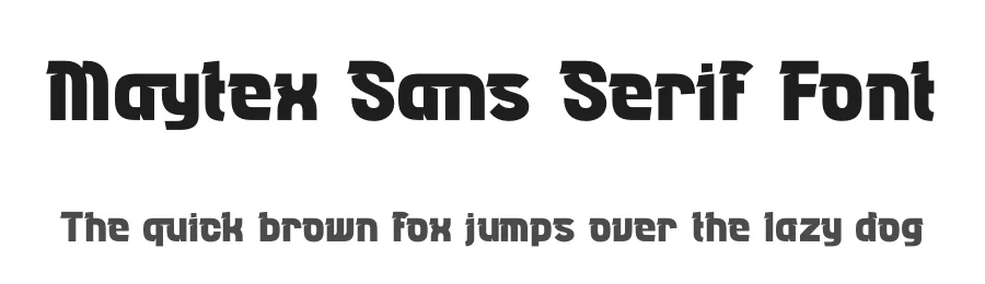 Maytex Sans Serif Font by timelesstype.co — Display Font