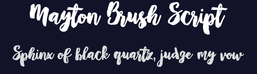 Mayton Brush Script by Katsia Jazwinska — Script Handwritten Font — thumbnail 2