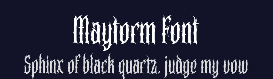 Maytorm Font by alit design — Display Font — thumbnail 2