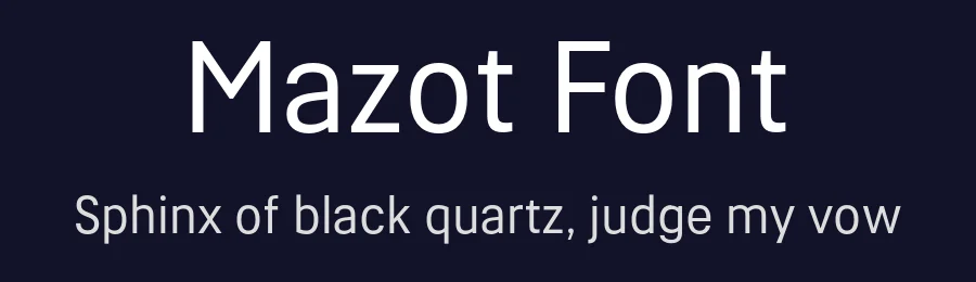 Mazot Font by Hurufatfont — Sans Serif Font — thumbnail 2
