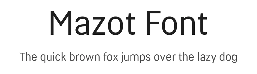 Mazot Font by Hurufatfont — Sans Serif Font