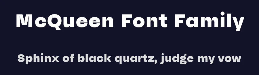 McQueen Font Family by Fontwerk — Sans Serif Font — thumbnail 2