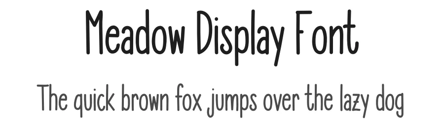 Meadow Display Font by levincreative — Script Handwritten Font