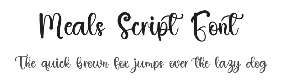 Meals Script Font by inermediaSTUDIO — Script Handwritten Font