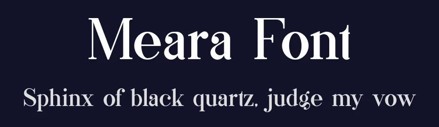 Meara Font by vpcreativeshop — Serif Font — thumbnail 2
