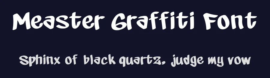 Measter Graffiti Font by MEAS7 Artwork — Display Font — thumbnail 2
