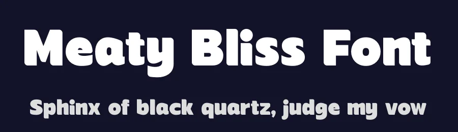 Meaty Bliss Font by timelesstype.co — Display Font — thumbnail 2