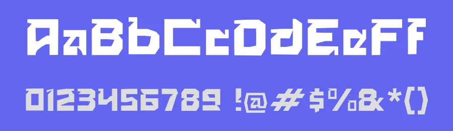 Mecha Core Futuristic Gaming Font by Mei Suseno — Display Font — thumbnail 3