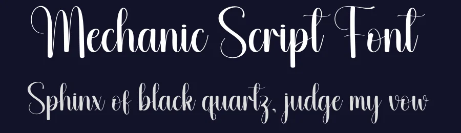 Mechanic Script Font by andikastudio — Script Handwritten Font — thumbnail 2