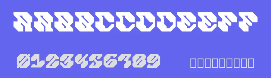 Mechanthrope Display Font by albabilham — Display Font — thumbnail 3