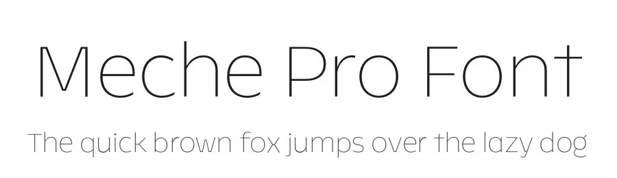 Meche Pro Font by Rodrigo Typo — Sans Serif Font