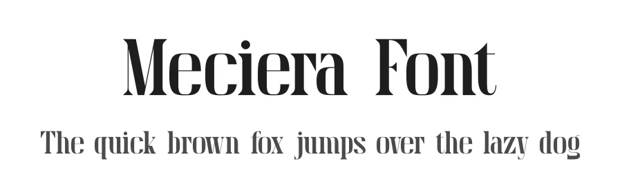 Meciera Font by Denustudios — Serif Font