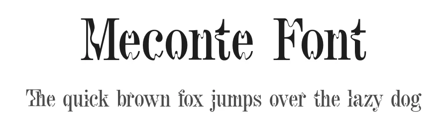 Meconte Font by Artnivora Studio — Decorative Font