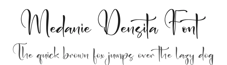 Medanie Densita Font by letterfabric — Script Handwritten Font