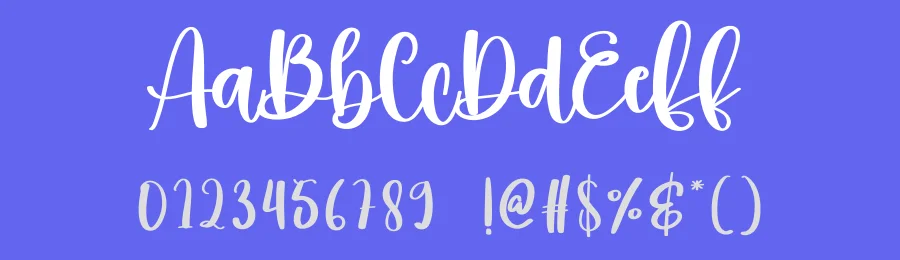 Media Font by creativeletter — Script Handwritten Font — thumbnail 3