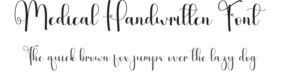 Medical Handwritten Font by andikastudio — Script Handwritten Font