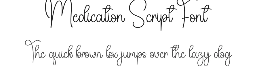 Medication Script Font by creativeletter — Script Handwritten Font