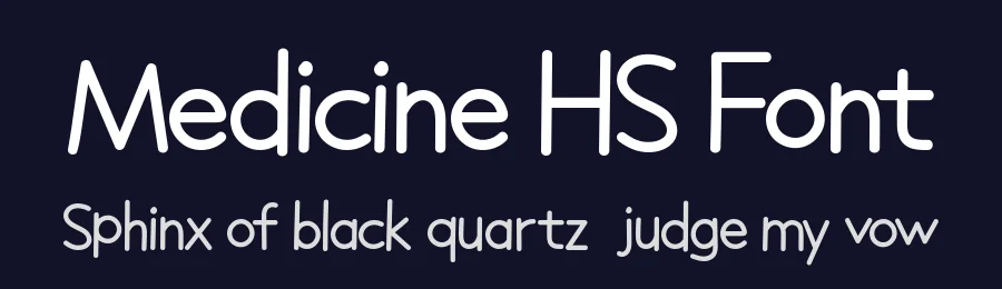 Medicine HS Font by Hannabie Creative — Decorative Font — thumbnail 2