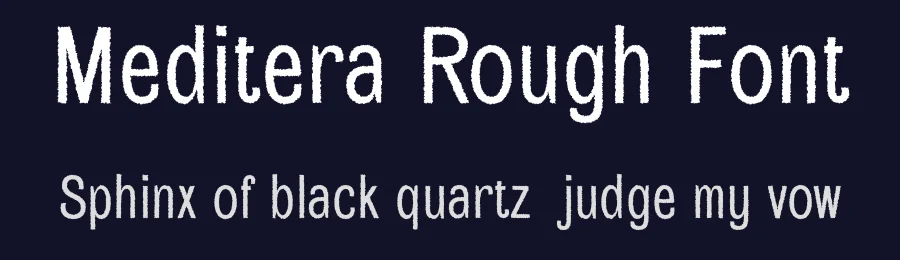 Meditera Rough Font by craftsupplyco — Sans Serif Font — thumbnail 2