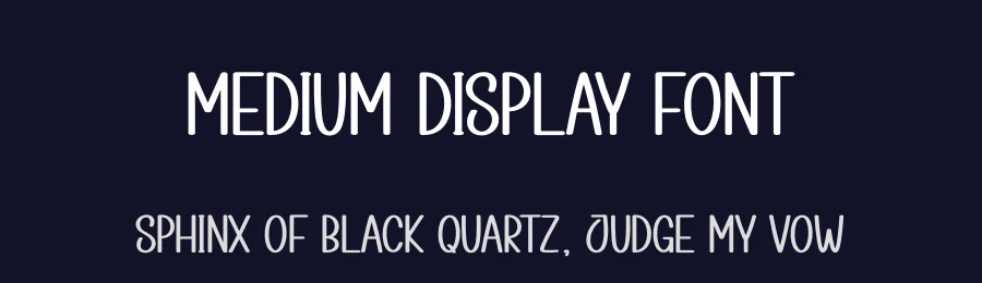 Medium Display Font by Berkah Shop — Display Font — thumbnail 2