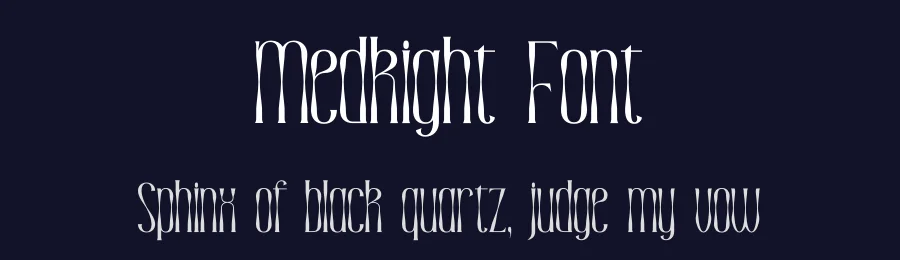 Medkight Font by timelesstype.co — Display Font — thumbnail 2