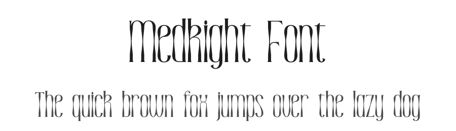 Medkight Font by timelesstype.co — Display Font