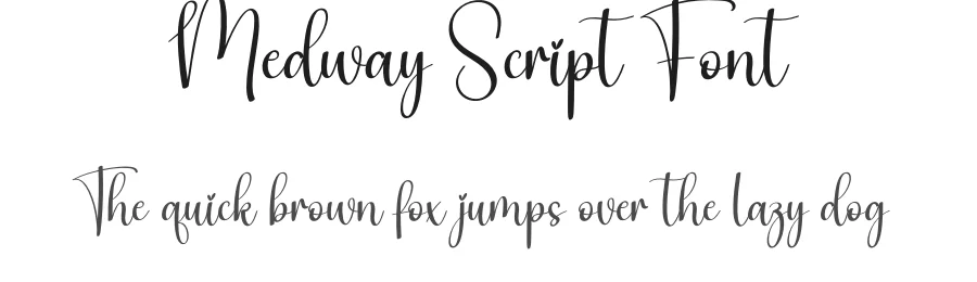 Medway Script Font by creativeletter — Script Handwritten Font