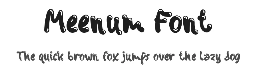Meenum Font by Pinisi ART โ Decorative Font