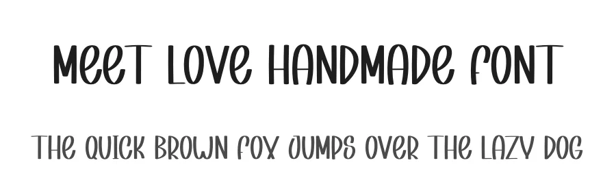 Meet Love Handmade Font by andikastudio — Display Font