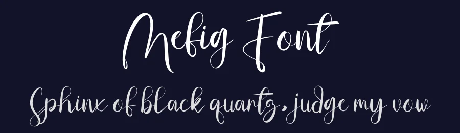 Mefig Font by khalwastudio — Script Handwritten Font — thumbnail 2