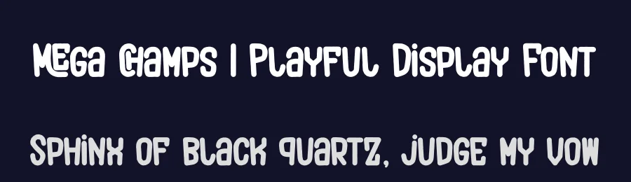 Mega Champs | Playful Display Font by Gracetypestudio — Script Handwritten Font — thumbnail 2